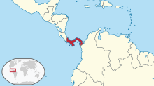 Panama in zijn regio.svg