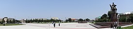 Piazza Babur ad Andijan, dove si sono svolti i principali eventi.