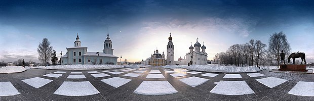 Panorama of Vologda.