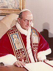 Paul VI in his office on 29 June 1968 Pape Paul VI - Vatican, 1968.jpg