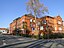 School building of Friedrich-Franz-Gymnasium in the street Wallallee in Parchim, district Ludwigslust-Parchim, Mecklenburg-Vorpommern, Germany