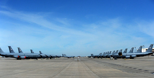 KC-135 Stratotankers at McConnell AFB in 2014