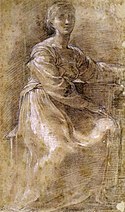 Parmigianino, femme assise, capodimonte.jpg