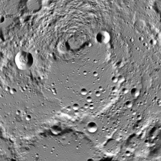 <span class="mw-page-title-main">Peary (crater)</span> Feature on the moon