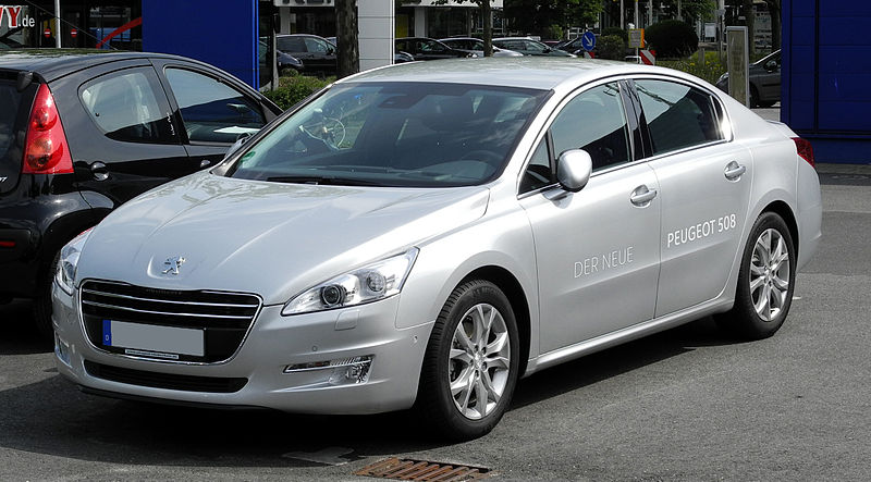 File:Peugeot 508 – Frontansicht, 12. Juni 2011, Ratingen.jpg