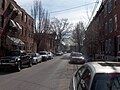 Aspen Street, Fairmount, Philadelphia, PA 19130, looking east, 2300 block