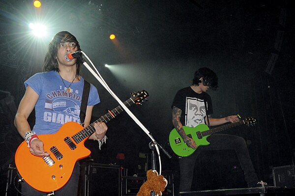 Pierce The Veil in 2007.