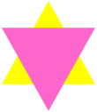 Pink triangle jew.svg