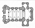 Поземний план фарного костелу Св. Андрія, Слонім