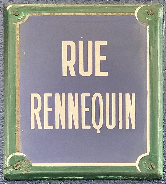 File:Plaque Rue Rennequin - Paris XVII (FR75) - 2021-08-22 - 3.jpg
