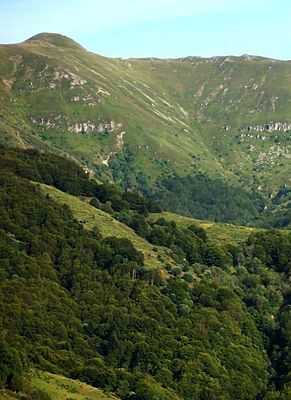 The Plomb du Cantal is the highest mountain in the department