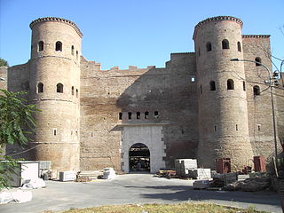 <span class="mw-page-title-main">Porta Asinaria</span> Gate of the Aurelian walls, a landmark of Rome, Italy