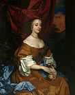 Margaret Hughes died 1 October Portrait of Margaret Hughes by Peter Lely, 1672.jpg