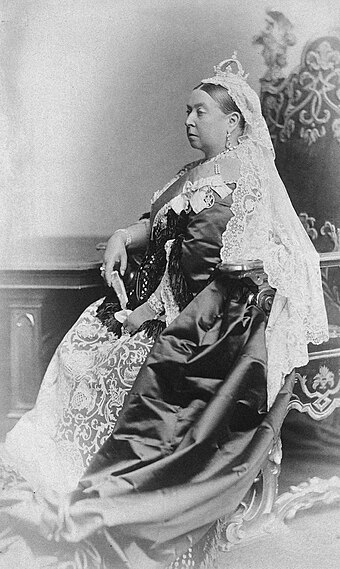 La regina Vittoria nel 1887.