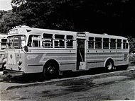 ふそうR470(1961年式) 216 1968年6月廃車 1960年代の長尺ツーマン車。 長尺ツーマン車は1958年3月12日にふそうR270が2台(社番204・206)導入されたのが嚆矢である。