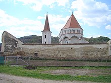 Biserica fortificată din CloașterfMachetă - Reconstituire pentru biserica din Cloașterf