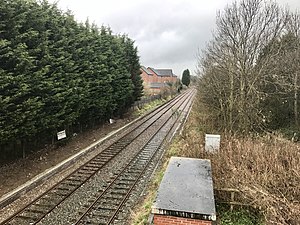 Railway line north of A54 in Middlewich (geograph 5322801).jpg