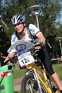 Ramunė Arlauskienė Lithuanian mountain bike orienteer
