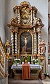* Nomination Side altar of the Catholic parish church of St Peter and Paul in Rattelsdorf near Bamberg --Ermell 04:26, 6 June 2024 (UTC) * Promotion  Support Good quality. --Skander zarrad 07:09, 6 June 2024 (UTC)