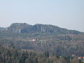 Blick von Norden (Rathen) zum Rauenstein