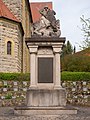 * Nomination War memorial in Reiterswiesen, Bad Kissingen --Ermell 08:40, 16 December 2020 (UTC) * Promotion  Support Good quality. --Poco a poco 11:39, 16 December 2020 (UTC)