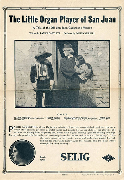 File:Release flier for THE LITTLE ORGAN PLAYER OF SAN JUAN, 1912.jpg