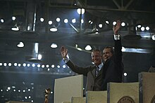 President Nixon and Vice President Agnew at the Republican National Convention. Richard Nixon and Spiro Agnew at the 1972 Republican National Convention.jpg