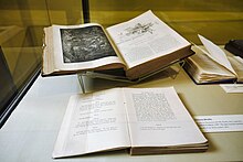 Robert Louis Stevenson books at the Writers Museum Edinburgh.jpg