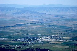 Ronan as seen from the Mission Mountains in the summer of 2009