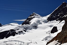 Jungfraujoch'tan Rottalhorn'un görünümü.