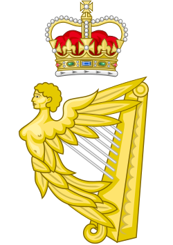 File:Royal Harp Badge of Ireland.svg