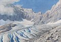 Höllentalgletscher Anfang des 20. Jahrhunderts