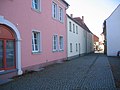 vom Kirchplatz zum Markt Kirchgasse zum Markt rechts Kirchgasse nordwärts