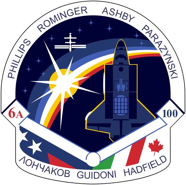 Animation assemblage ISS 608px-STS-100_patch.svg
