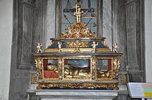 Reliquary of St Sabina in the local parish of Santi Pietro e Paolo in Ascona. Santa Sabina2013-08-27.JPG