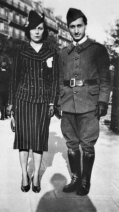 Ariadna et Dovid Knout, Paris, automne 1939