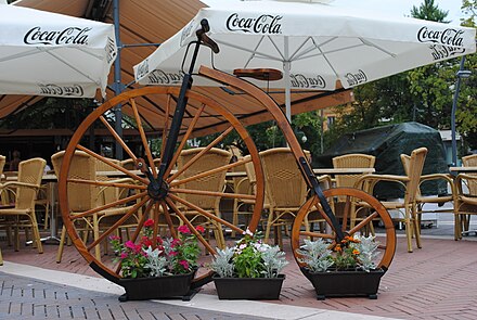 Restaurant garden in Szeged