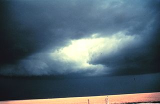 Severe thunderstorm warning Weather warning indicating an observed severe thunderstorm
