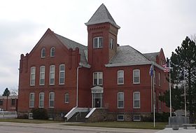 Sheridan County, Nebraska courthouse from NW 2.jpg