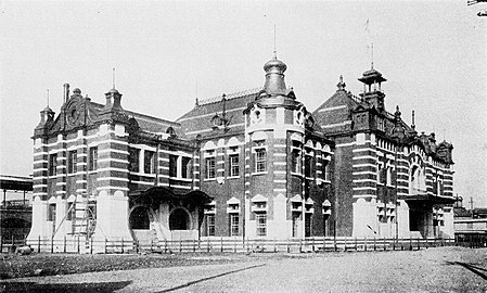 Shinbashin rautatieasema vuonna 1915