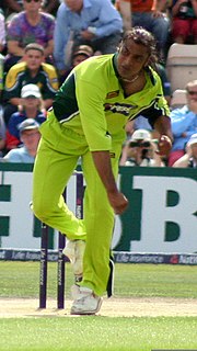 Thumbnail for List of international cricket five-wicket hauls by Shoaib Akhtar