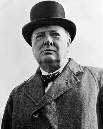 English: Sir Winston Churchill.