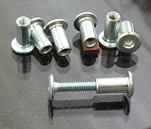 Sleeve nuts, one with mating bolt Sleeve nuts.jpg