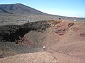 Français : Vue du cratèredu Formica Leo depuis son sommet