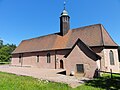 Schaefertalská kaple (kaple Sainte-Marie nebo Val du Pâtre) fasády, střechy, malovaná výzdoba