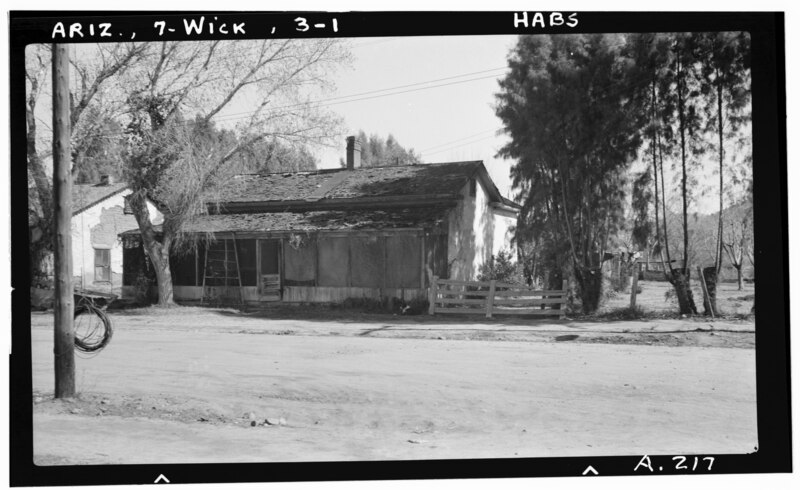 File:South Flont Street (House), Wickenburg, Maricopa County, AZ HABS ARIZ,7-WICK,3-1.tif