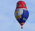 * Nomination: Special shape balloon on the Hot Air Balloon Festival in Joure province of Friesland in the Netherlands. Famberhorst 04:47, 21 September 2015 (UTC) * * Review needed