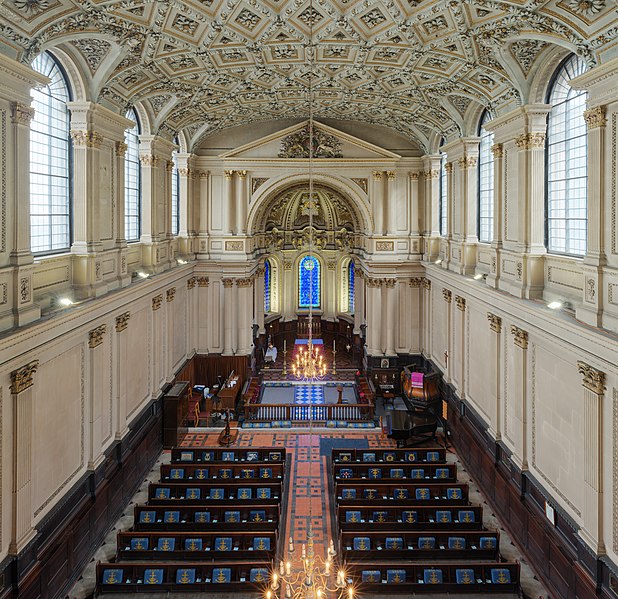 File:St Mary le Strand Church from balcony, London, UK - Diliff.jpg