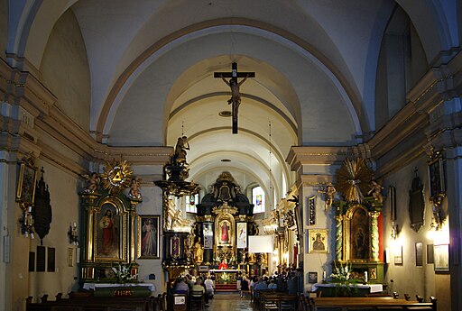 St Nicholas Church (interior), 9 Kopernika street, Krakow, Poland