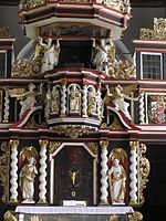 Kanzelaltar (1688), St. Pankratius, Neuenfelde, Deutschland